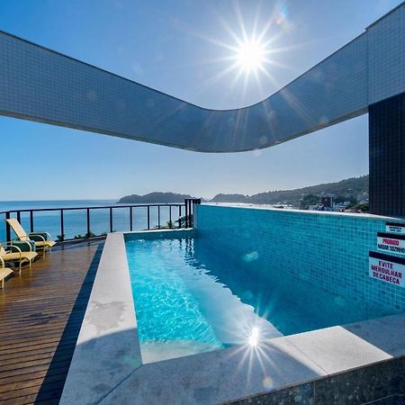 Confortavel Loft Com Vista Para O Mar - Condominio Com Piscina Bombinhas Exteriör bild