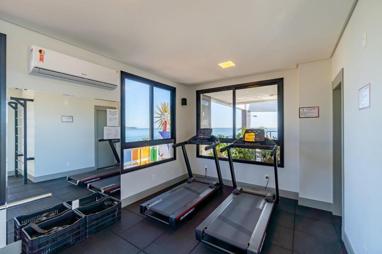 Confortavel Loft Com Vista Para O Mar - Condominio Com Piscina Bombinhas Exteriör bild
