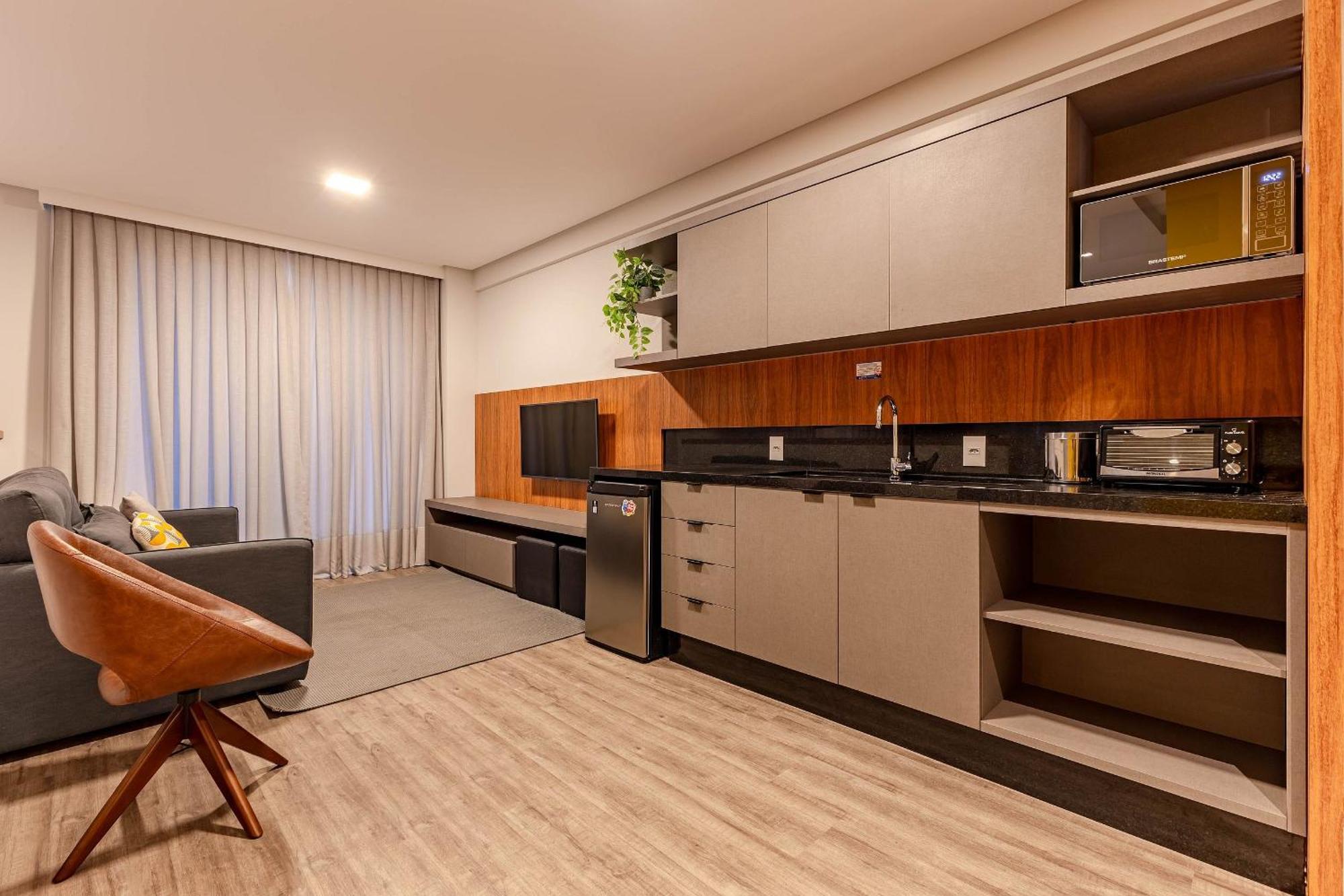 Confortavel Loft Com Vista Para O Mar - Condominio Com Piscina Bombinhas Exteriör bild